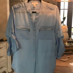 Light blue button up shirt